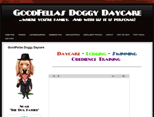 Tablet Screenshot of goodfellasdoggydaycare.com